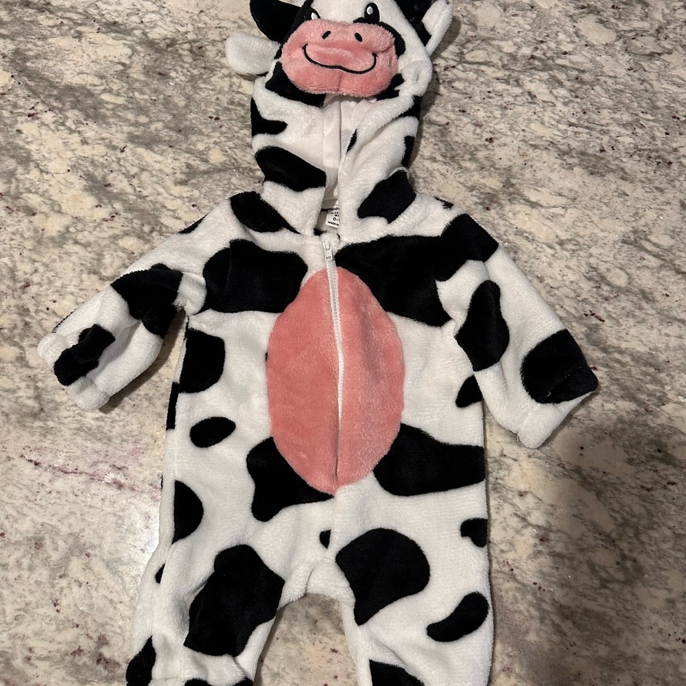 New born Adorable Cow Print Kids One Piece